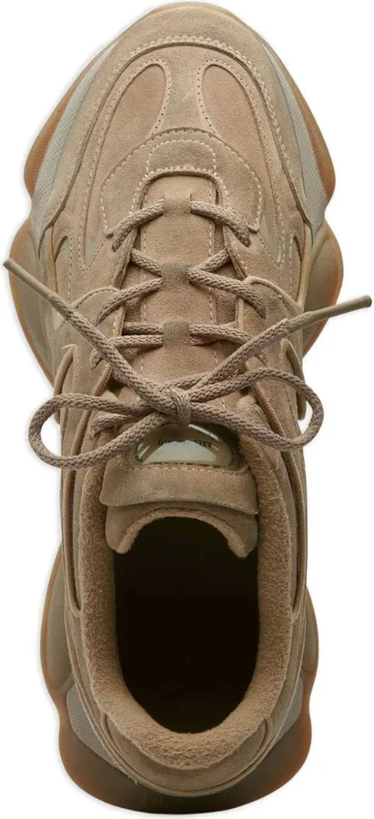 Suede Leather Panelled Sneakers - Image 3
