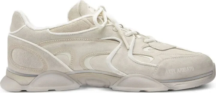 Suede Leather Panelled Sneakers