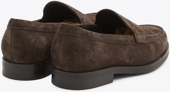 Suede Leather Penny Loafers - Image 2
