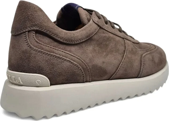 Suede Leather Platform Trainers - Image 4