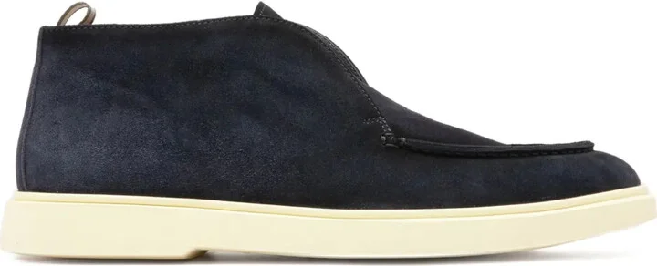Suede Leather Slip-On Boots