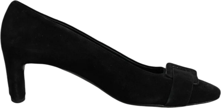 Suede Leather Slip On High Heels Pump Women's Shoes