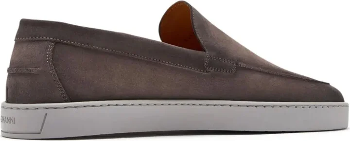 Suede Leather Slip-On Loafers - Image 2