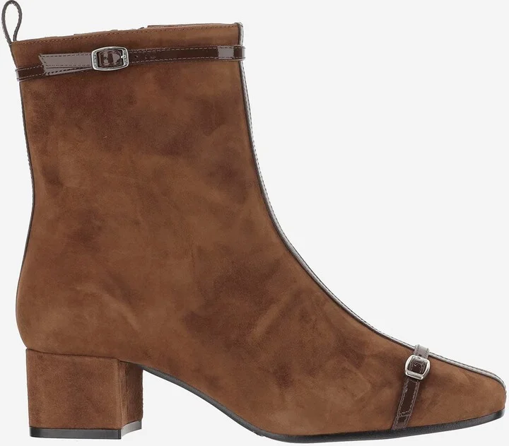 Suede Leather Start Boots