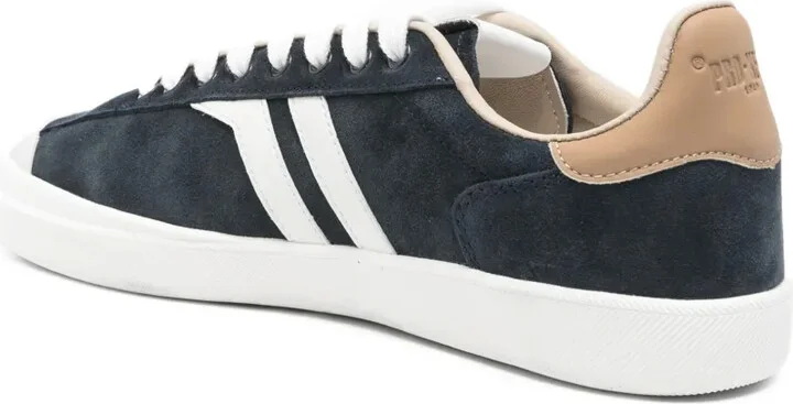 Suede Leather Stripe Low-Tops - Image 3