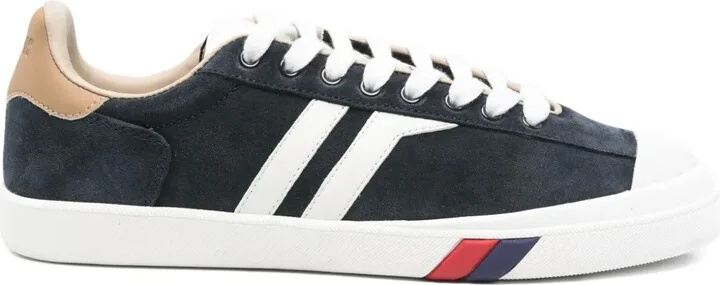 Suede Leather Stripe Low-Tops