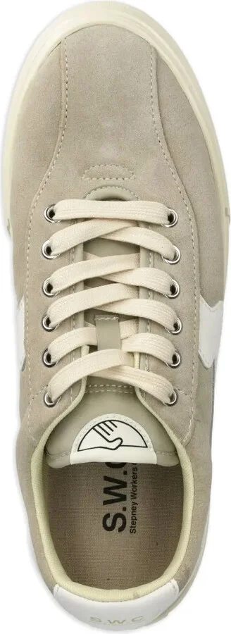 Suede Leather Stripe Sneakers - Image 2