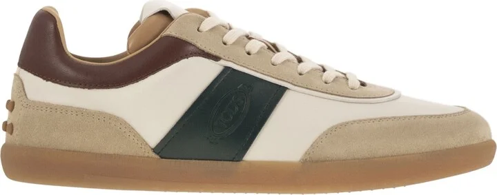 Suede Leather Tabs Sneakers