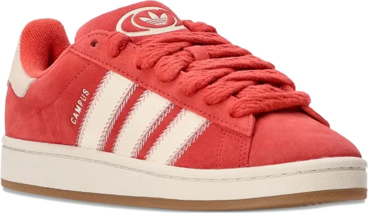 Suede Leather Three-Stripe Sneakers - Image 2