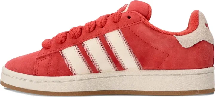 Suede Leather Three-Stripe Sneakers