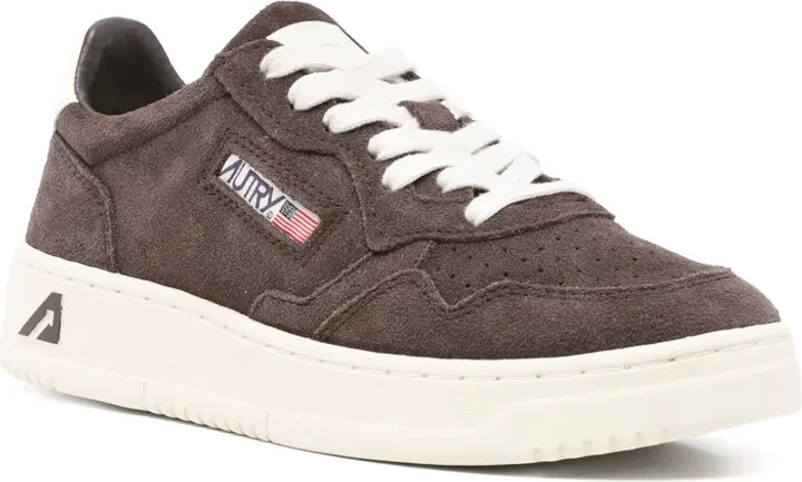 Suede Leather Trainers - Image 2