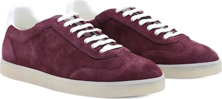 Suede Leather Trainers - Image 2