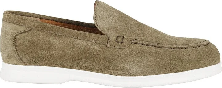 Suede Loafer - Olive