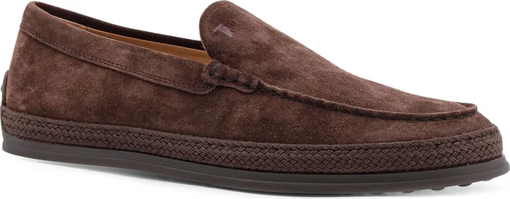 Suede Loafer With Engraved Logo - Image 2