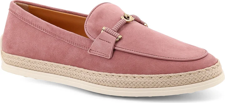 Suede Loafer With Metal Detail - Image 2