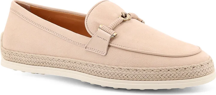 Suede Loafer With Metal Detail - Image 2