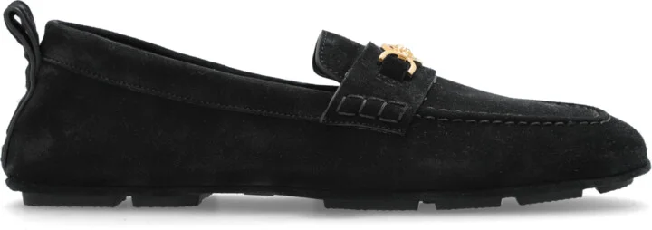 Suede Loafers, , - Black