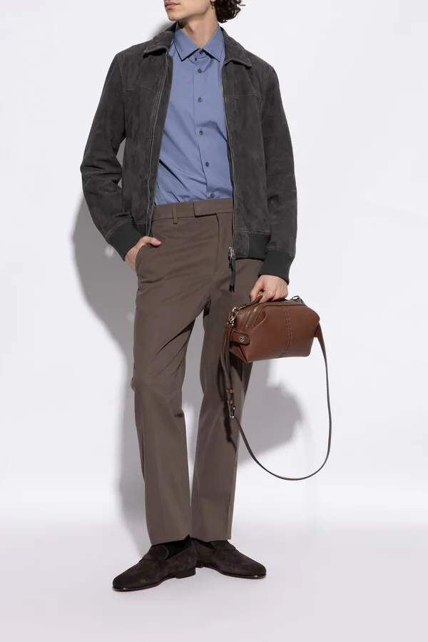 Suede Loafers, , - Brown - Image 2