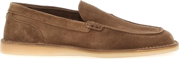 Suede Loafers Brown