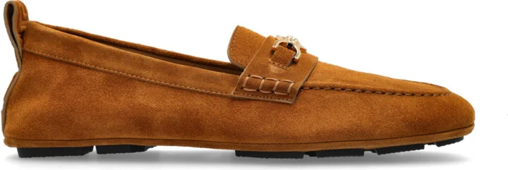 Suede Loafers, , - Brown