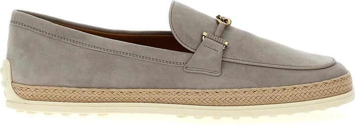 Suede Loafers Gray