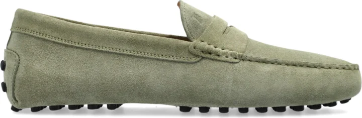 Suede Loafers, , - Green