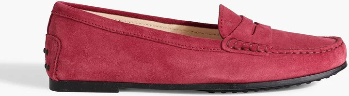 Suede loafers