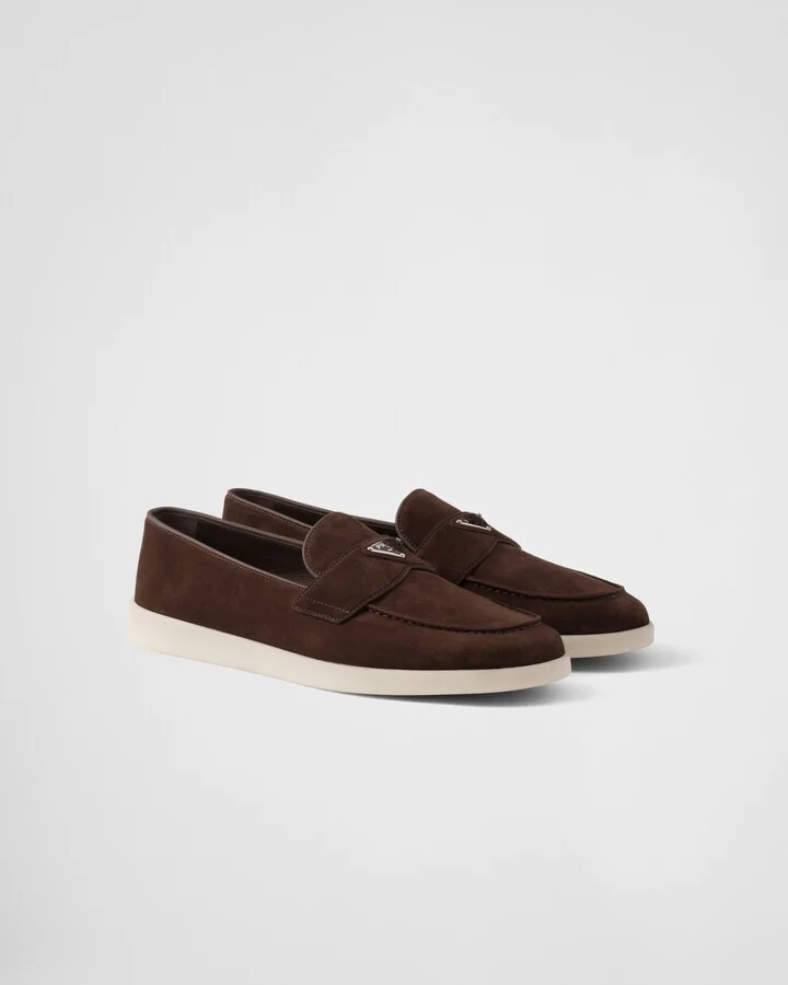 Suede loafers