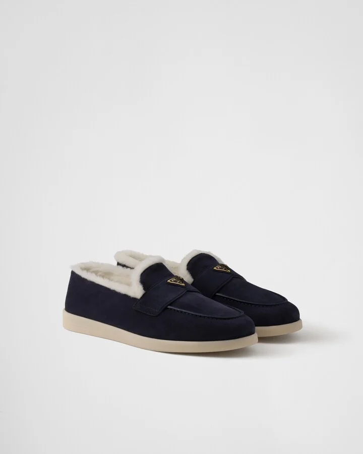 Suede loafers