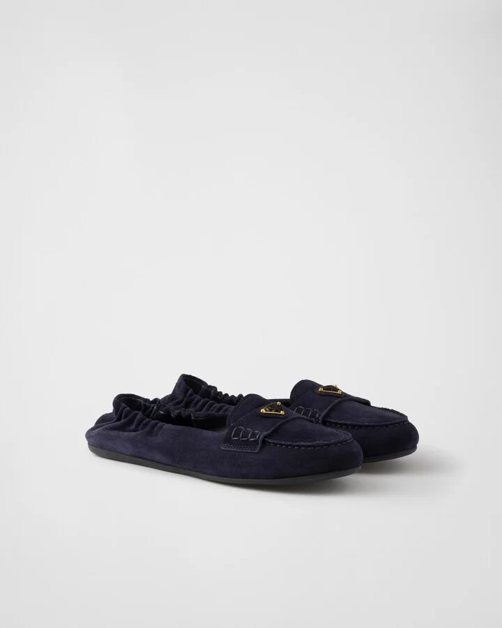 Suede loafers