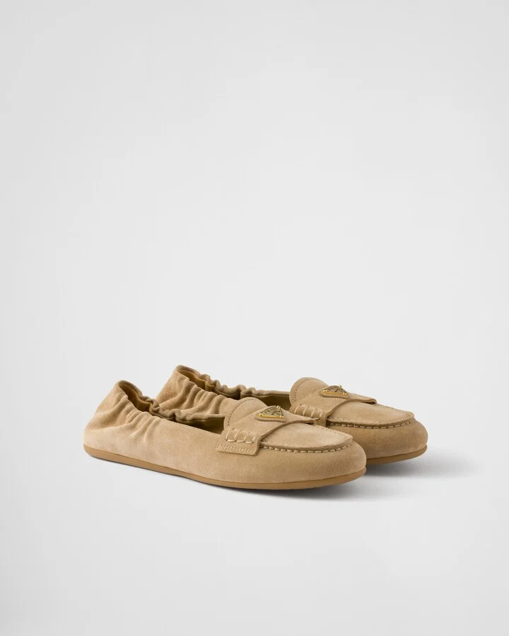 Suede loafers