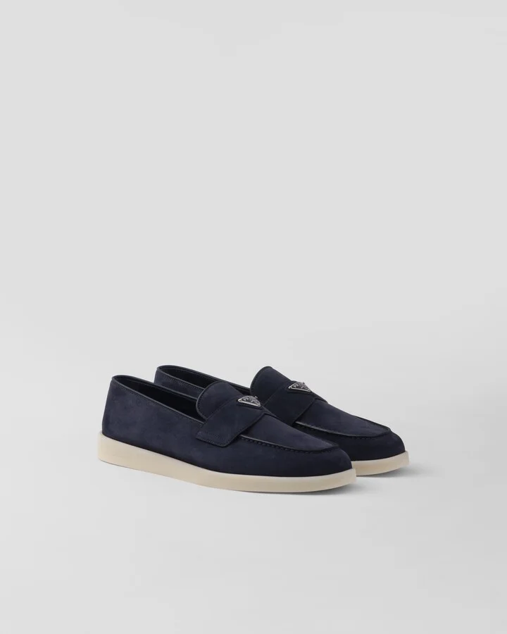 Suede loafers