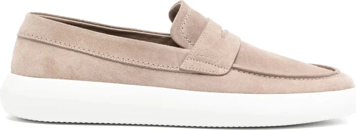 Suede Loafers