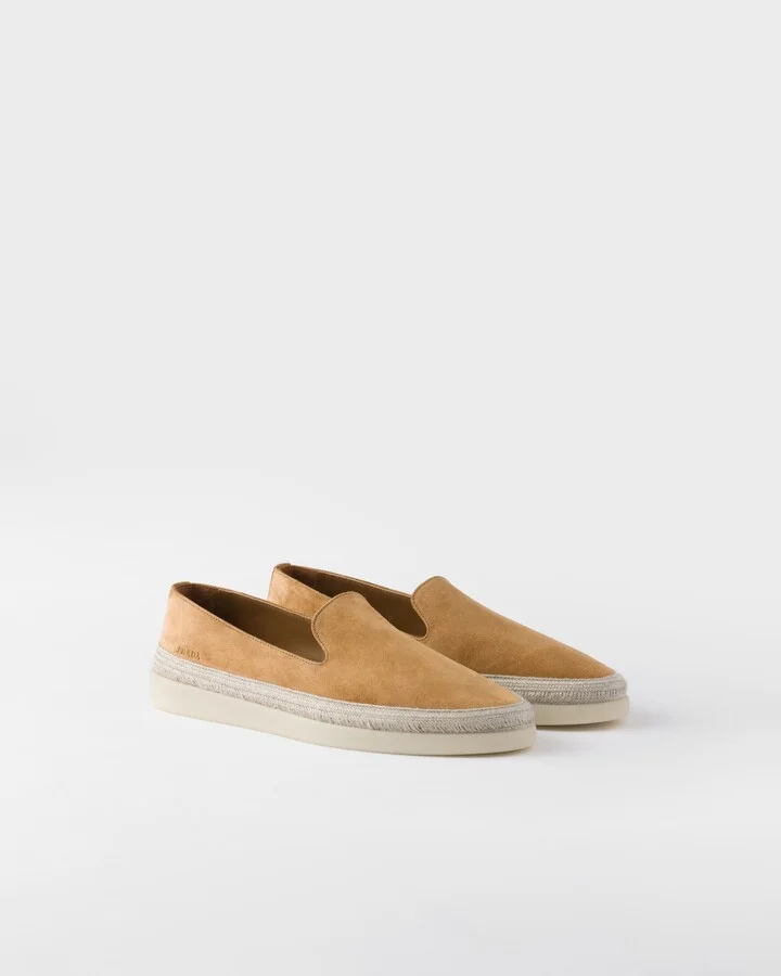 Suede loafers