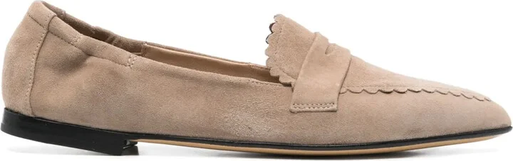 Suede Loafers