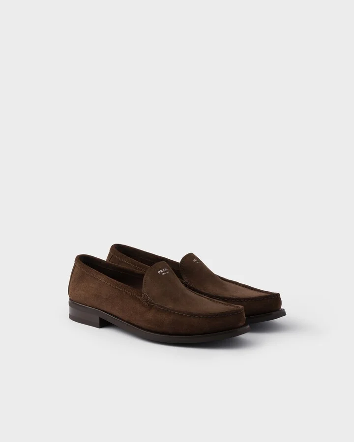 Suede loafers
