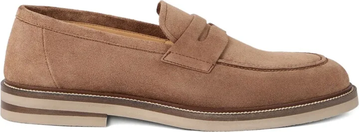 Suede Loafers