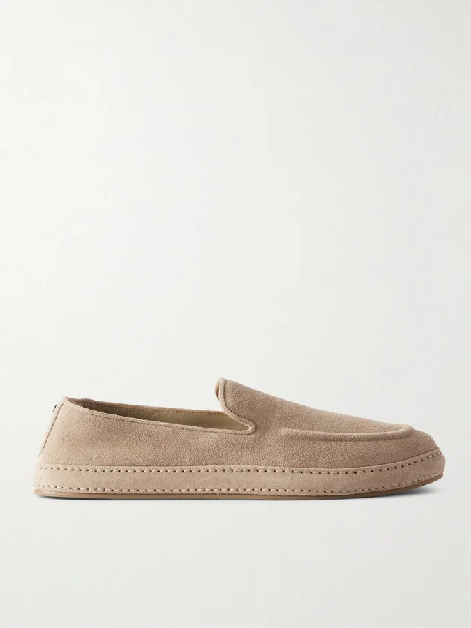 Suede Loafers