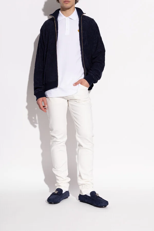 Suede Loafers, , Navy - Blue - Image 2