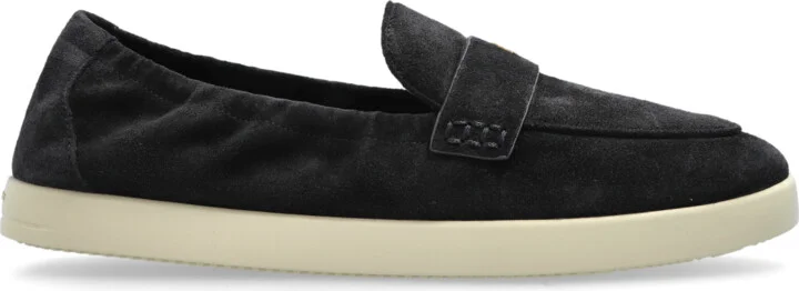 Suede Loafers, , Navy - Blue