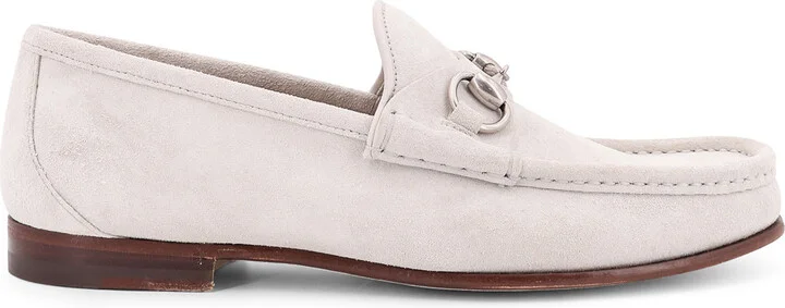 Suede Loafers With Iconic Horsebit