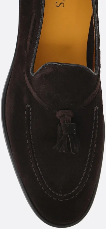 Suede Loafers With Tassels - Image 4