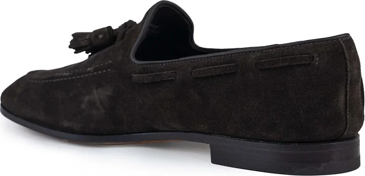 Suede Loafers With Tassels - Image 2