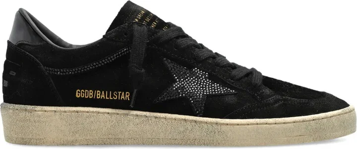 Suede Logo-Detail Sneakers