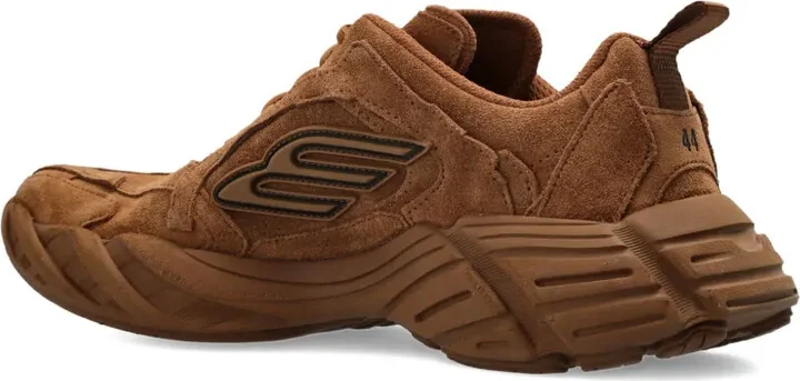 Suede Logo-Detail Trainers - Image 3