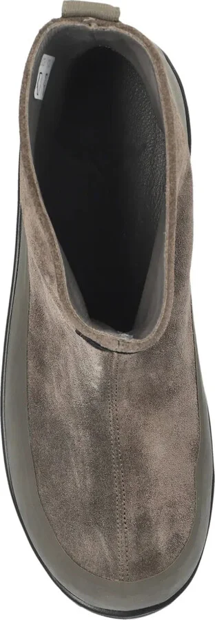 Suede Logo-Patch Ankle Boots - Image 3