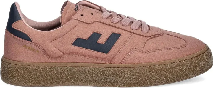 Suede Logo Sneakers