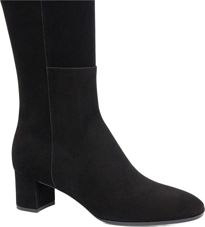 Suede Low-Heel Boot - Image 5