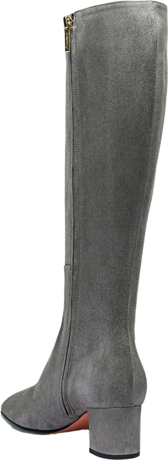Suede Low-Heel Boot - Image 8