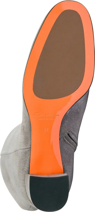 Suede Low-Heel Boot - Image 10